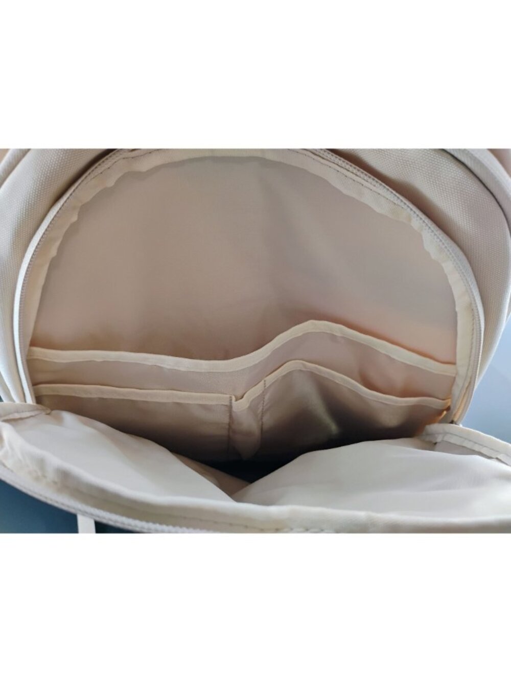 All In Motion Travel Backpack Beige Multifunctional Lightweight Design - Picture 9 of 12